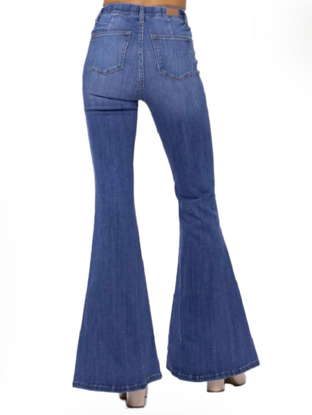 Judy Blue women’s super flare pull on jeans- new with tags. - Picture 2 of 7